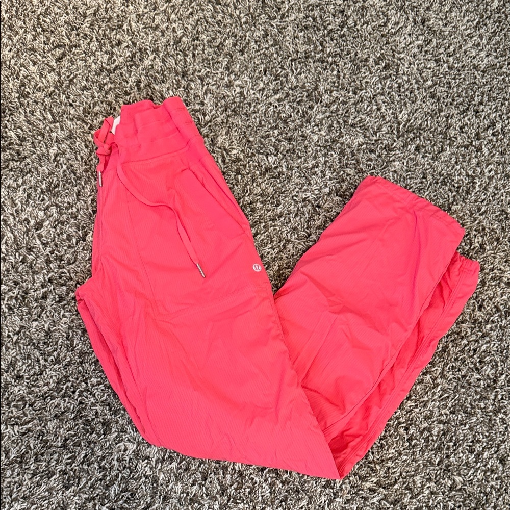 lululemon athletica Bright Pink Track Joggers